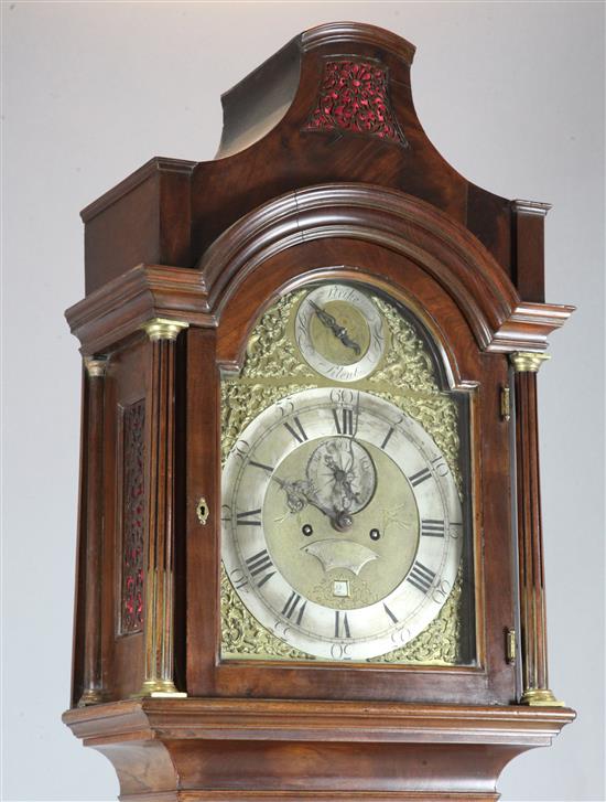 James Brogden of London. A George III mahogany eight day longcase clock, 7ft 10in.